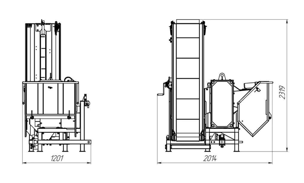 Tocator de crengi la tractor Arpal AM-200 TR-K