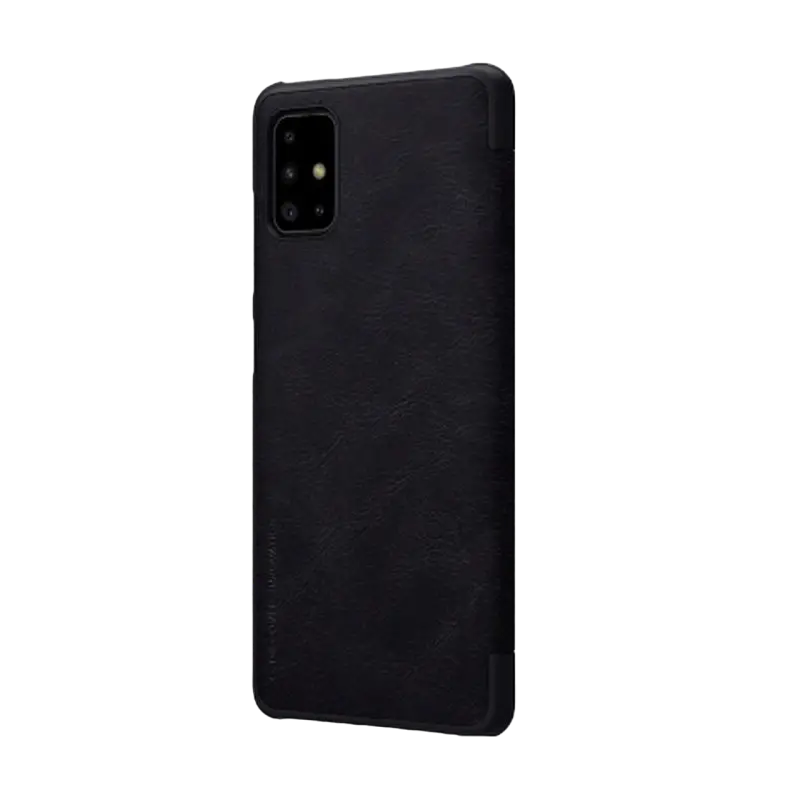Husă tip carte Nillkin Galaxy A71 - Qin LC, Negru