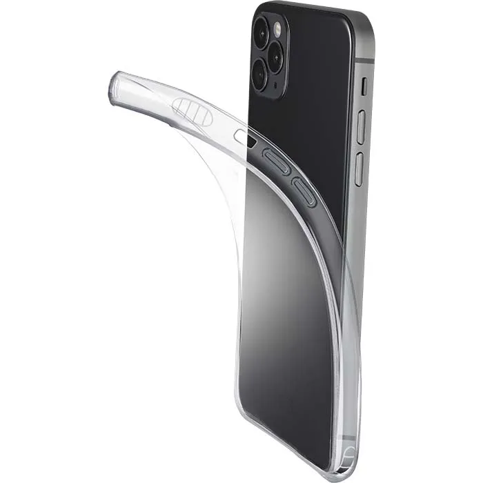 Husă Cellularline Fine - iPhone 12 / 12 Pro, Transparent