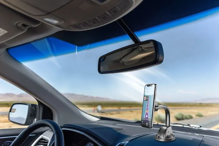 Suport Auto Cellularline Touch Flexi - Universal, Argintiu