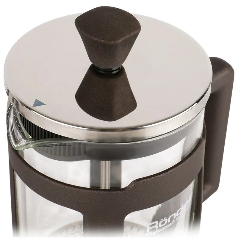 Cafetiera French Press Rondell RDS-1296, 0,6L, Maro