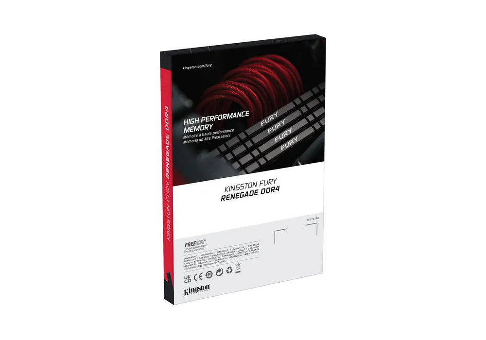 Memorie RAM Kingston FURY Renegade, DDR4 SDRAM, 3200 MHz, 16GB, KF432C16RB1/16