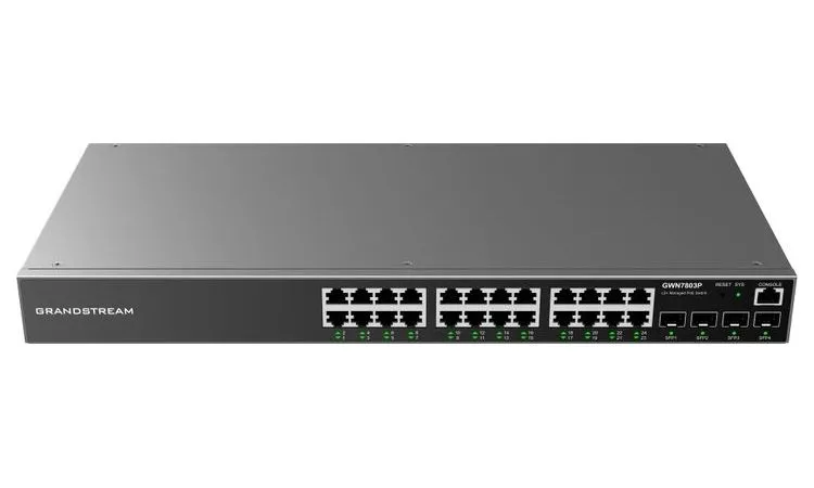 Comutator PoE Grandstream GWN7803P, IEEE 802.3af/at