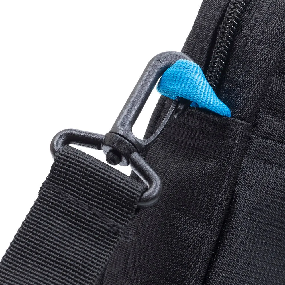 Geantă pentru Laptop RivaCase Regent, 15.6", Poliester, Negru
