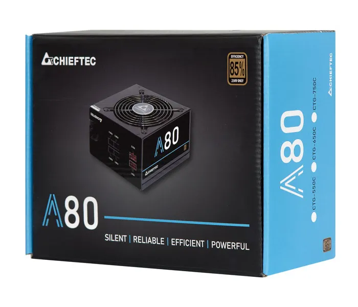 Sursă Alimentare PC Chieftec CTG-650C, 650W, ATX, Semi-modular