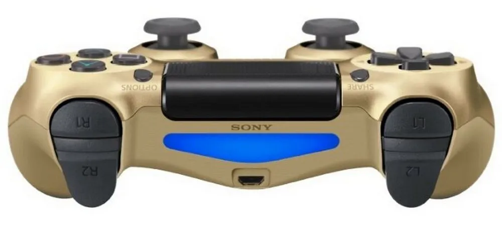Gamepad SONY DualShock 4 V2, Auriu
