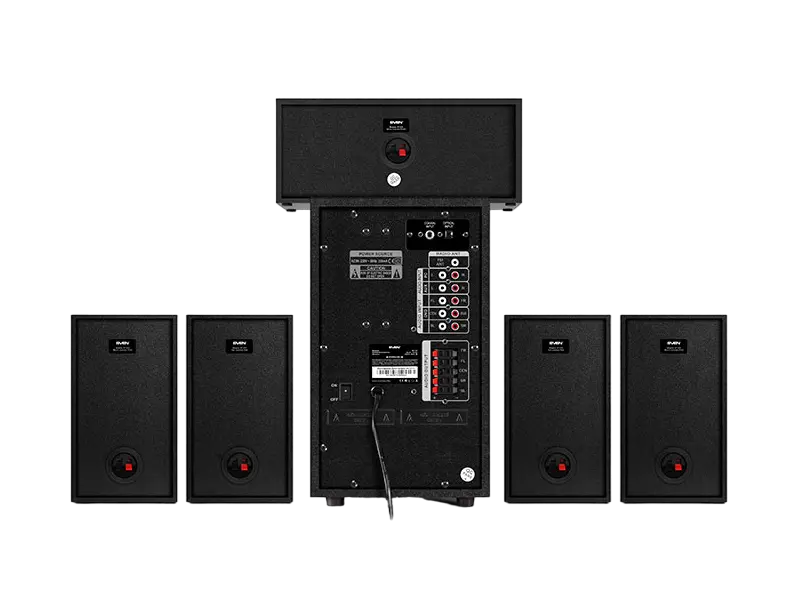 Sistem audio SVEN HT-210, Negru