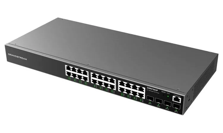 Comutator PoE Grandstream GWN7803P, IEEE 802.3af/at