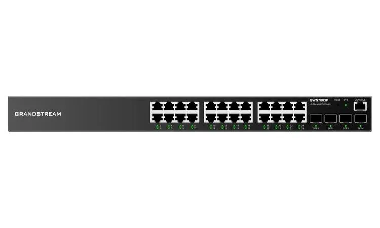 Comutator PoE Grandstream GWN7803P, IEEE 802.3af/at