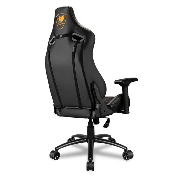 Scaun Gaming Cougar Outrider S, PU Piele, Portocaliu