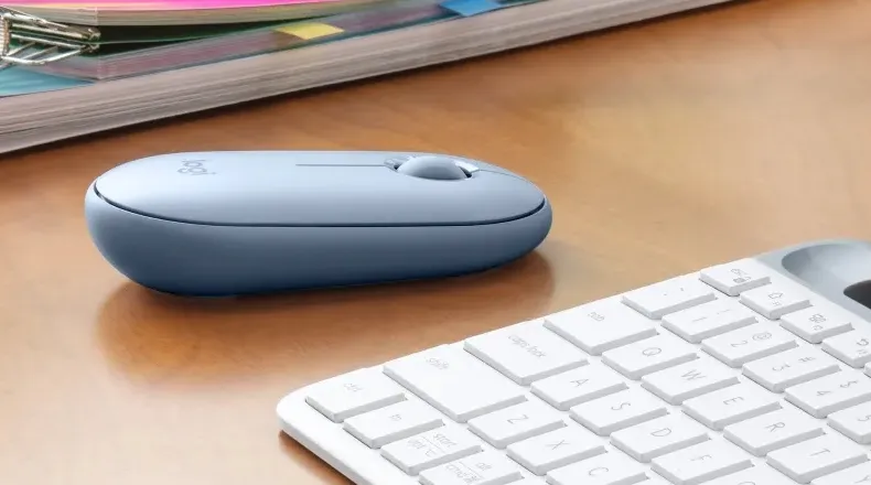 Mouse Wireless Logitech M350, Albastru