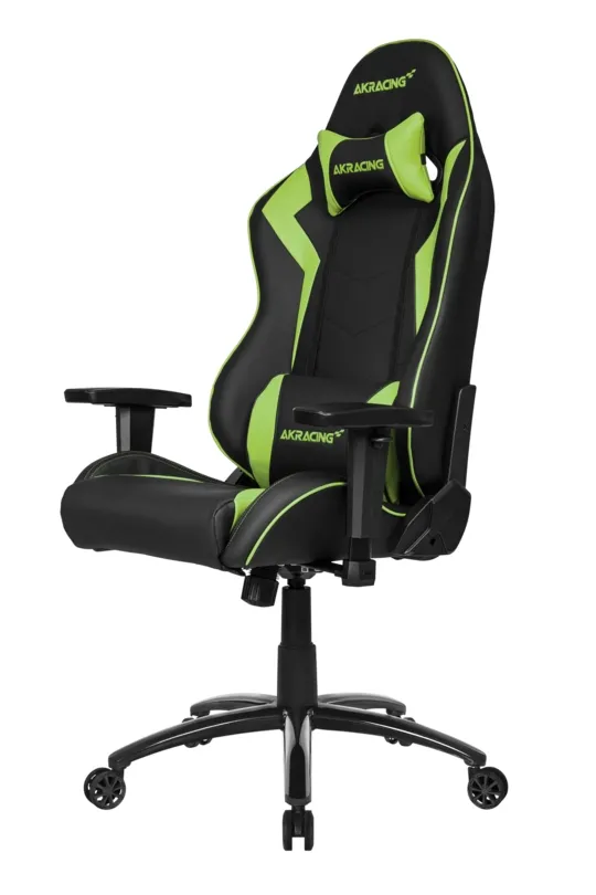 Scaun Gaming AKRacing CORE SX, PU piele, Verde