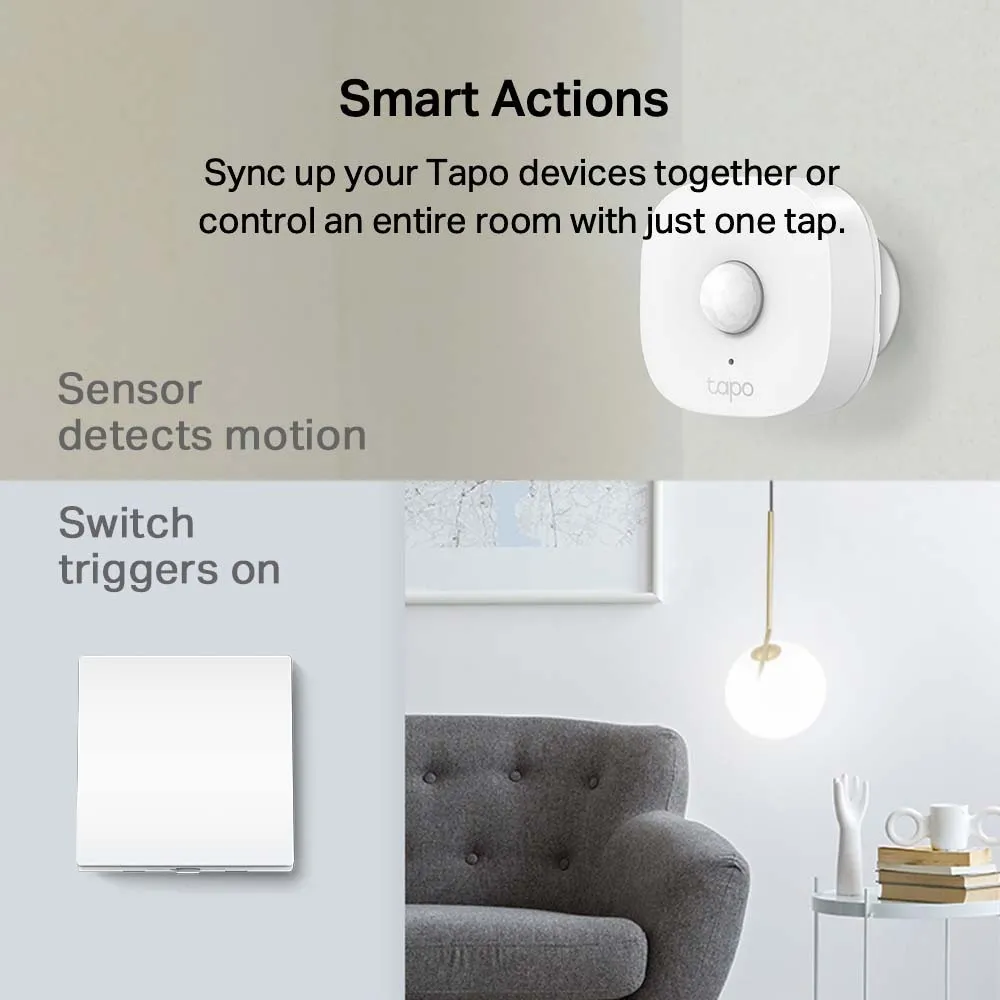 Comutator inteligent de lumină TP-LINK Tapo S210, Alb