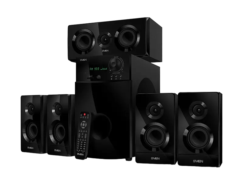 Sistem audio SVEN HT-210, Negru