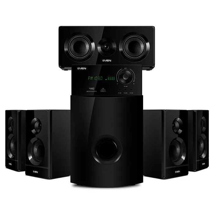 Sistem audio SVEN HT-210, Negru