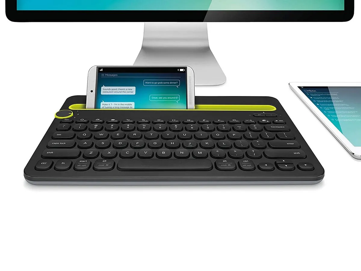 Tastatură Logitech K480, Fără fir, Negru