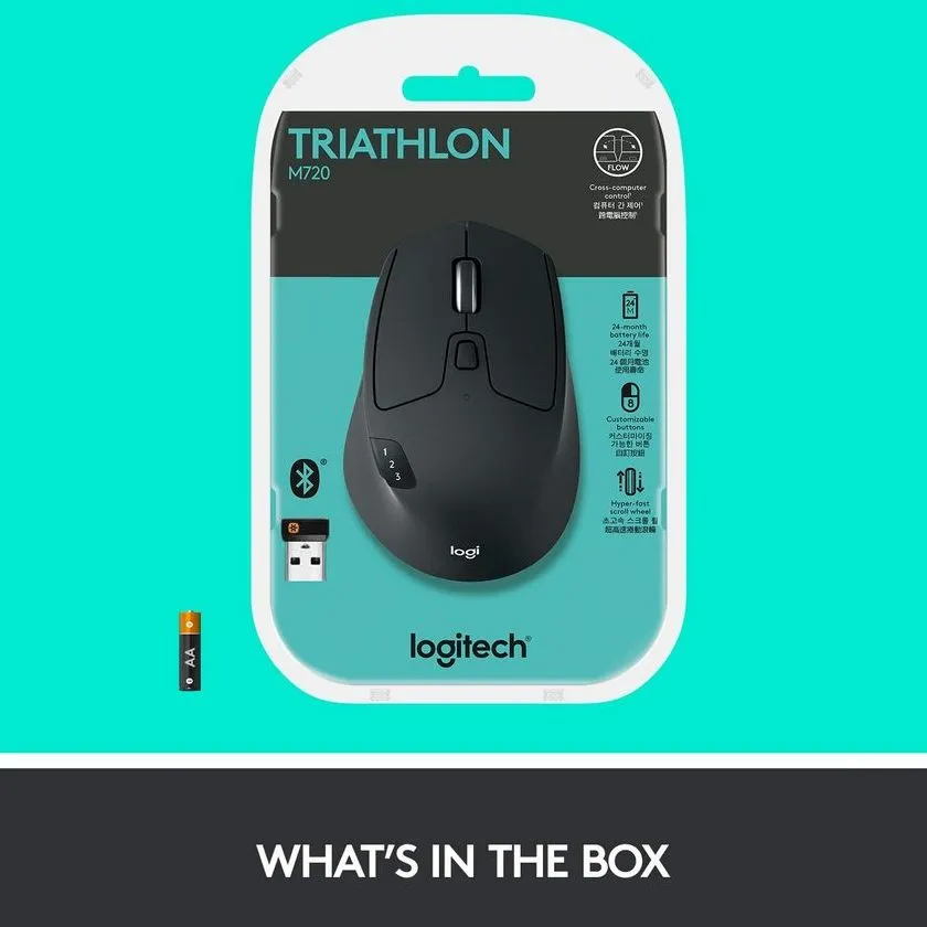 Mouse Wireless Logitech M720, Negru