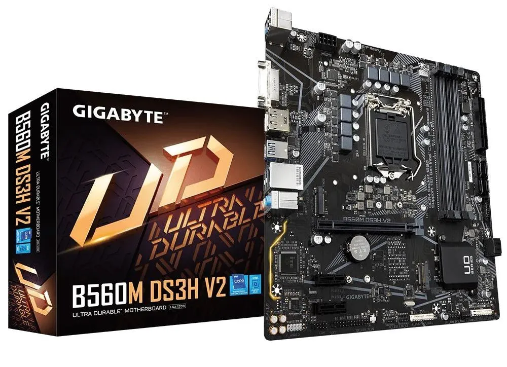 Placă de bază Gigabyte B560M DS3H V2, LGA1200, Intel B560, Micro-ATX