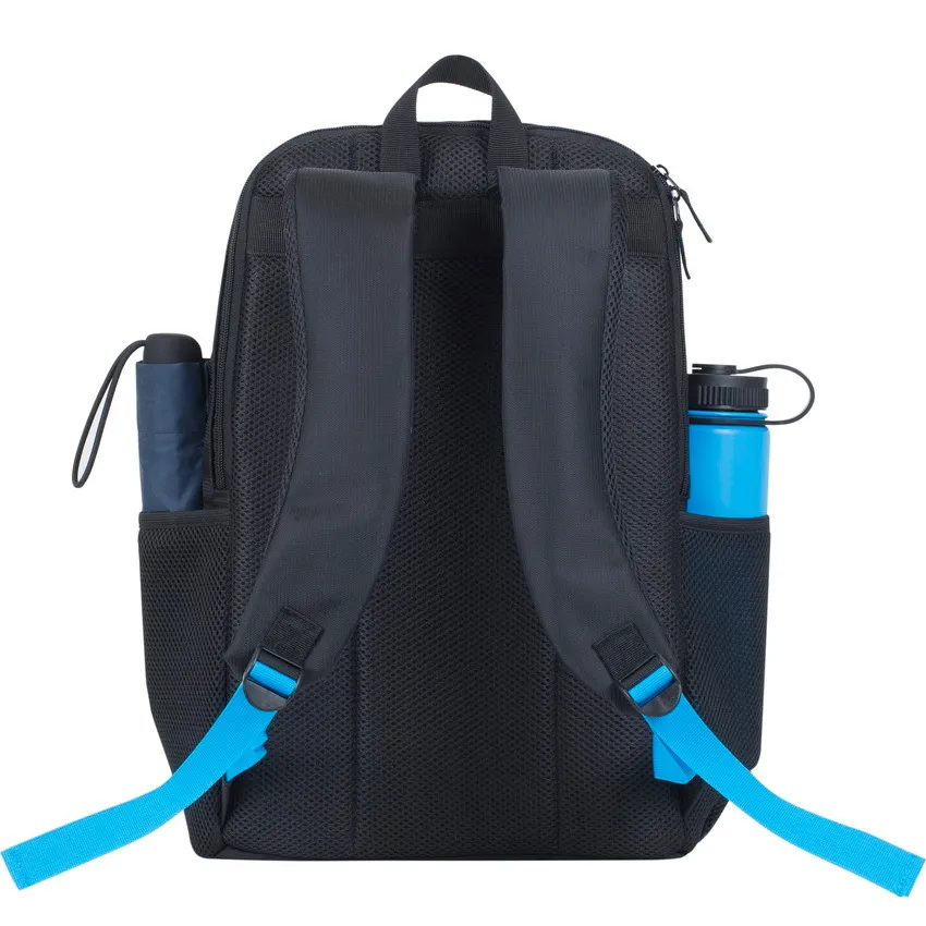 Rucsac pentru Laptop RivaCase Regent, 15.6", Poliester, Negru