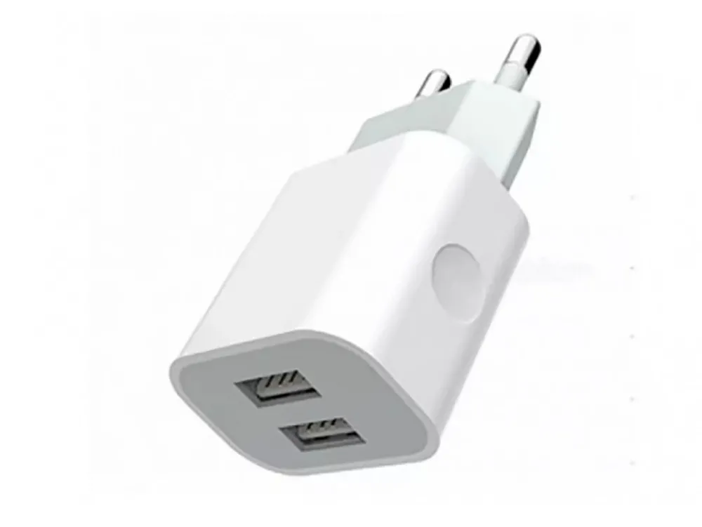 Încărcător Xpower Charger + Micro Cable, 2USB, 2.4A, Alb