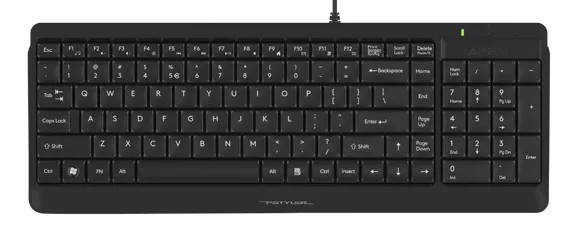 Tastatură A4Tech FK15, Cu fir, Negru