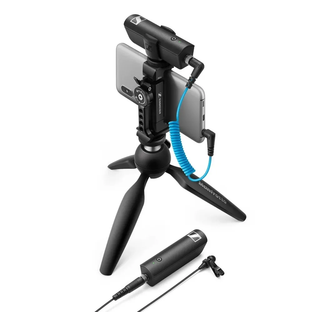 Microfon portabil pentru înregistrare vocală Sennheiser XSW-D, Cu fir, Negru