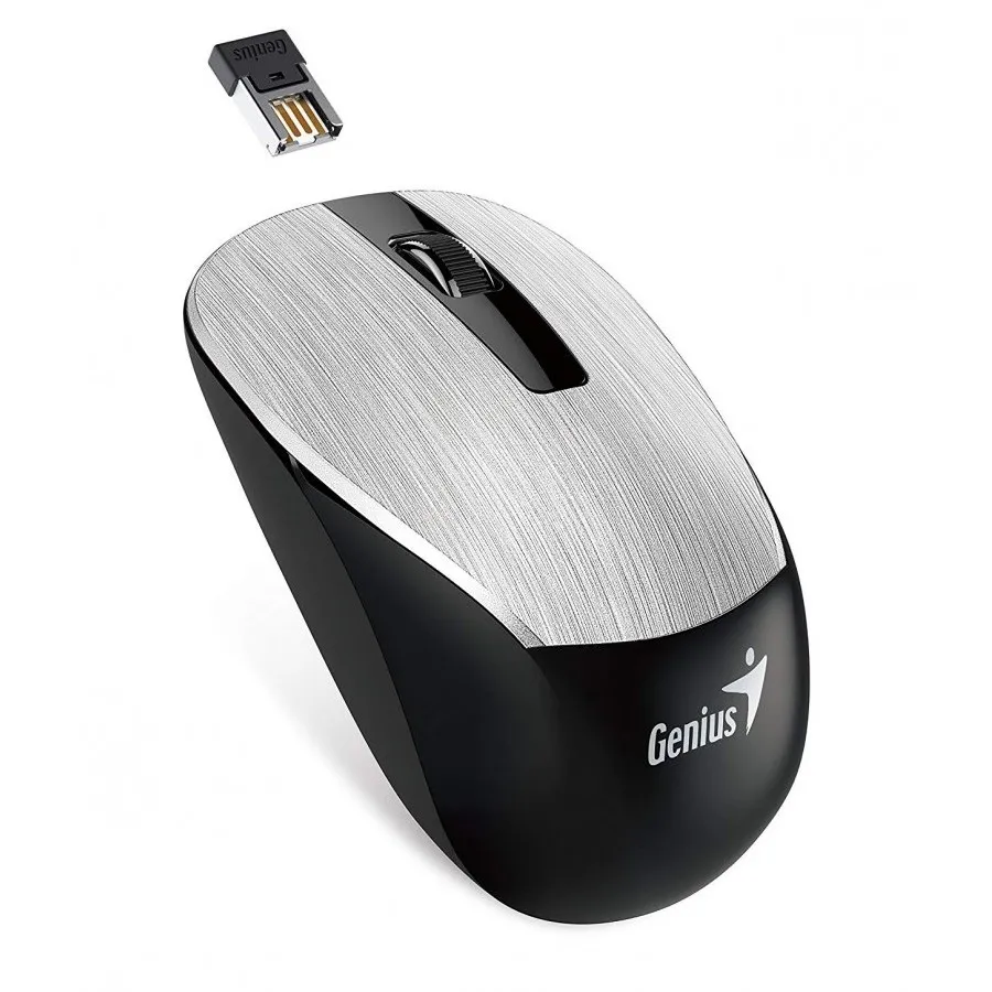 Mouse Wireless Genius NX-7015, Argintiu