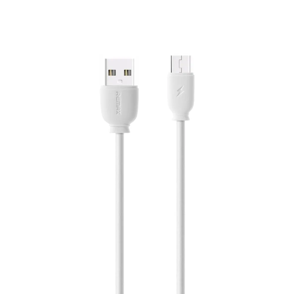 Cablu încărcare și sincronizare Remax RC-134m, USB Type-A/micro-USB, 1m, Alb