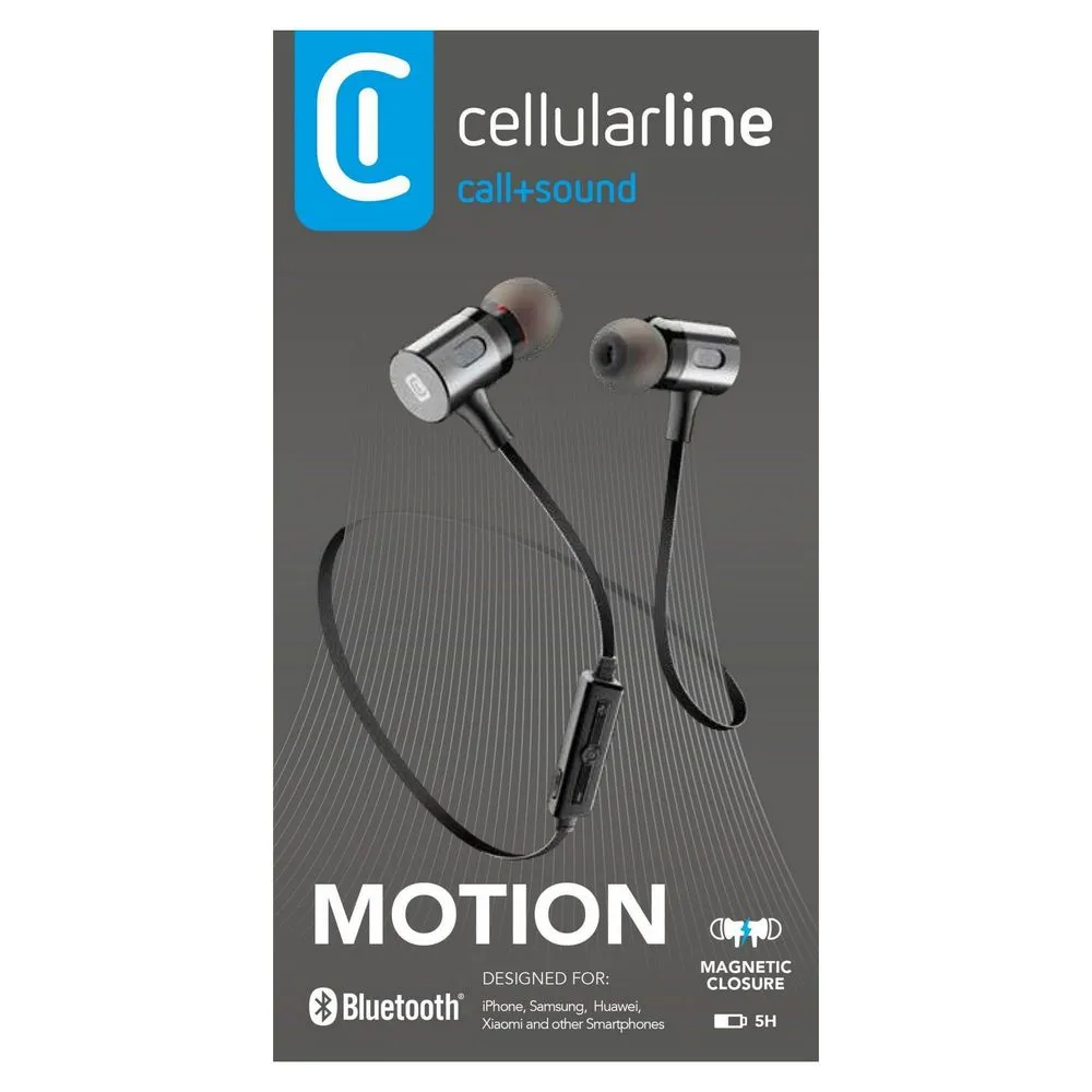 Căști Cellularline Motion, Negru