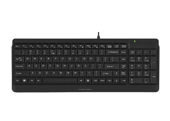 Tastatură A4Tech FK15, Cu fir, Negru