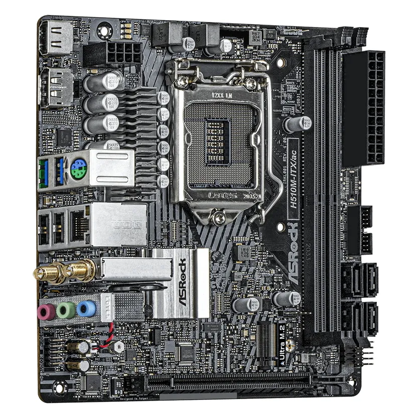 Placă de bază ASRock H510M-ITX/AC, LGA1200, Intel H510, Mini-ITX