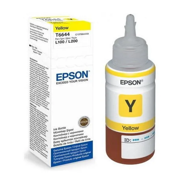 Recipient de cerneală Epson T664, 70ml, Galben
