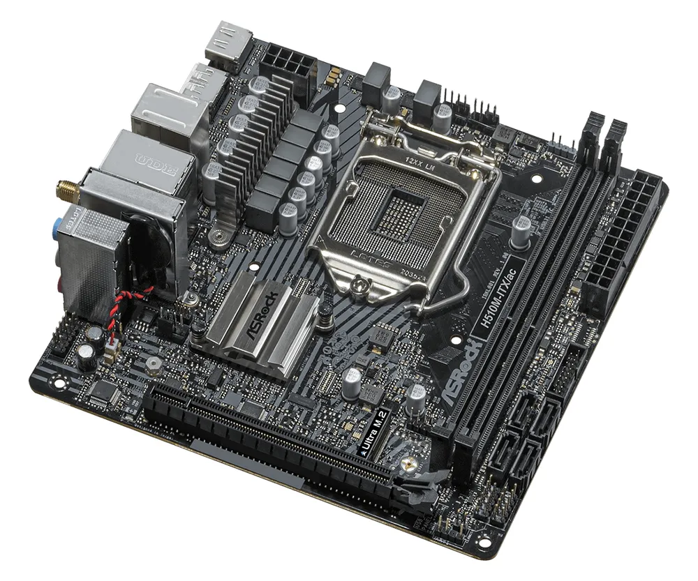 Placă de bază ASRock H510M-ITX/AC, LGA1200, Intel H510, Mini-ITX