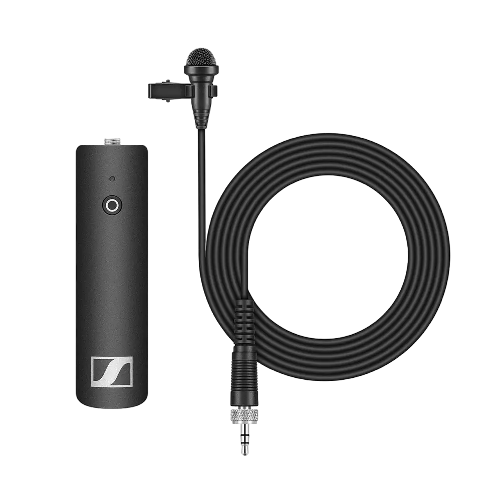 Microfon portabil pentru înregistrare vocală Sennheiser XSW-D, Cu fir, Negru