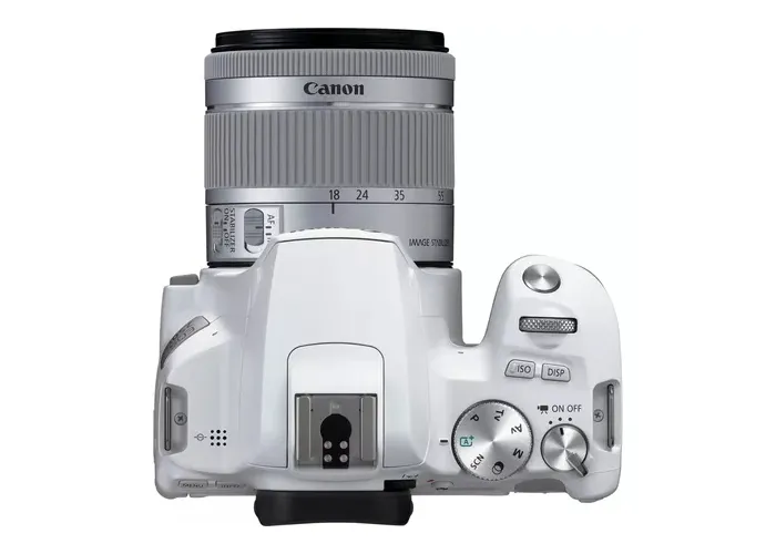 Aparat foto DSLR Canon EOS 250D + EF-S 18-55 IS, Alb