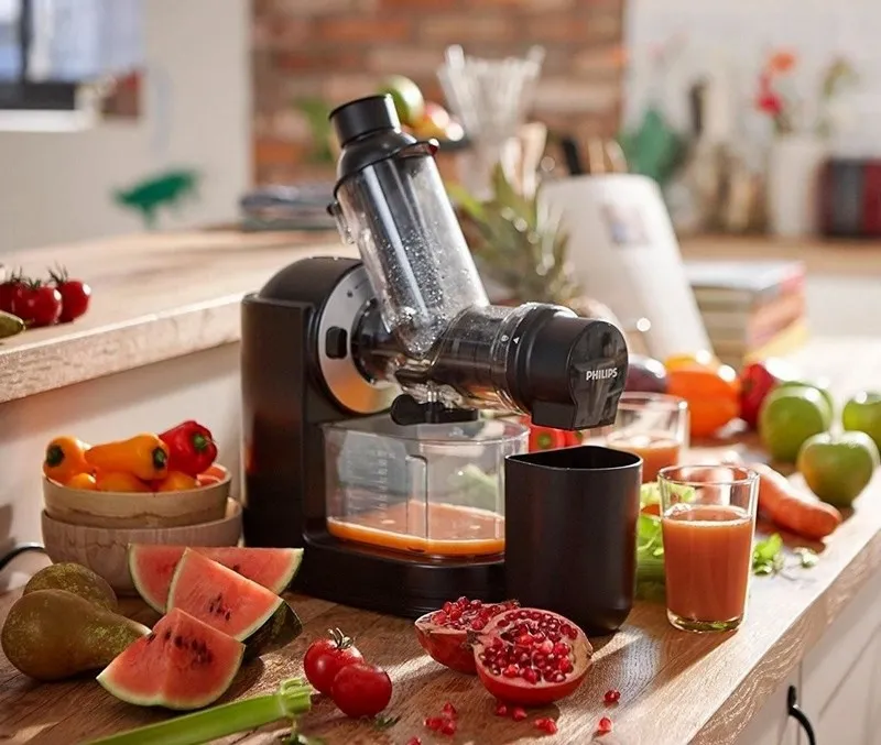 Storcător de fructe și legume PHILIPS HR1889/70, Negru