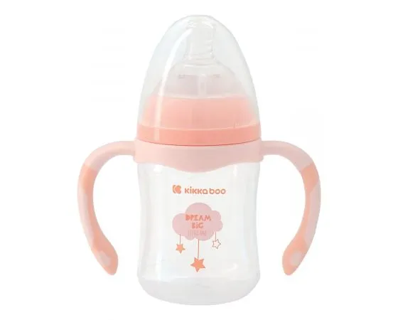 Sticlă de hrănire Kikka Boo Cloud, Roz