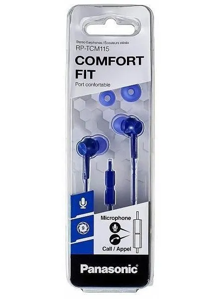 Căști Panasonic RP-TCM115GC, Albastru