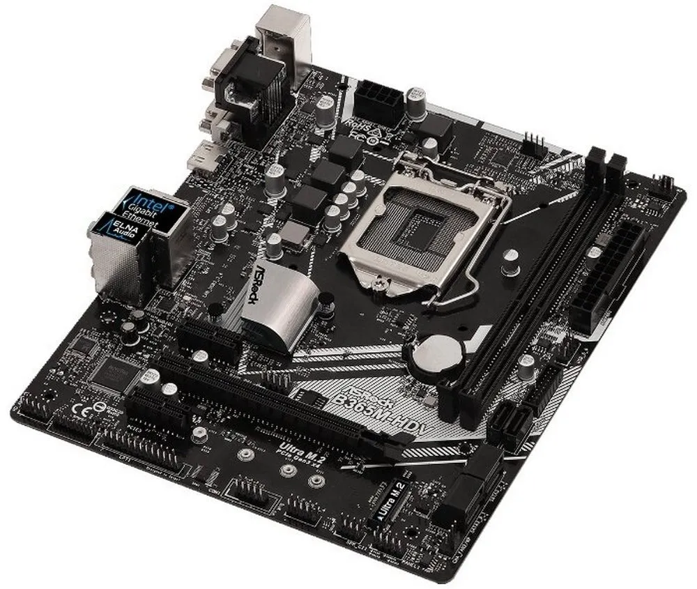 Placă de bază ASRock B365M-HDV, LGA1151, Intel B365, Micro-ATX