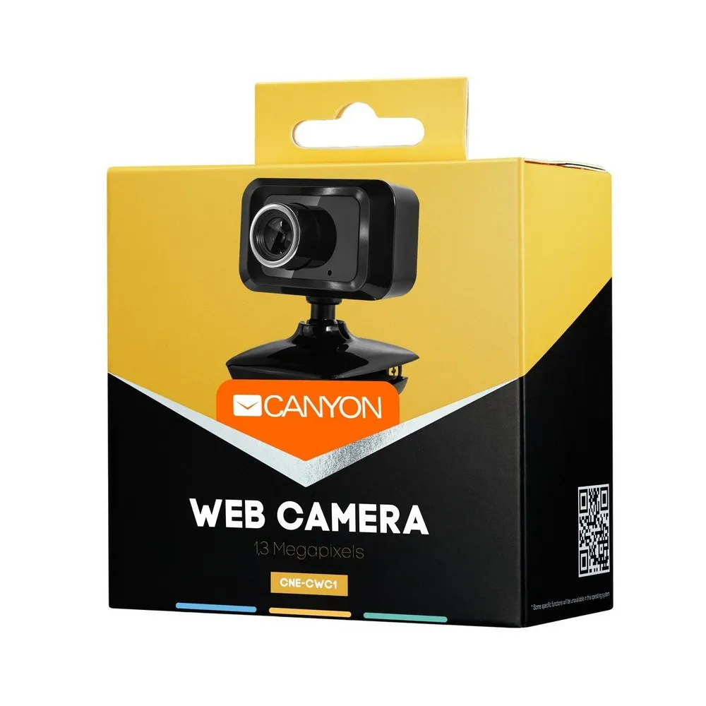 Cameră Web Canyon C1, 640 x 480, Negru