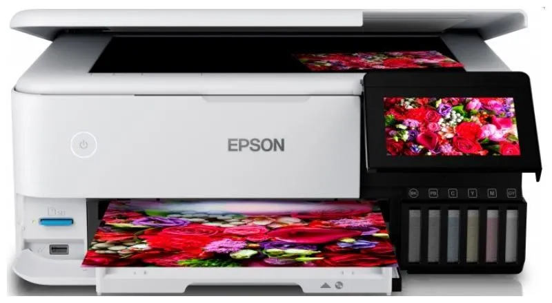 Multifunctional Inkjet Epson L8160, Alb