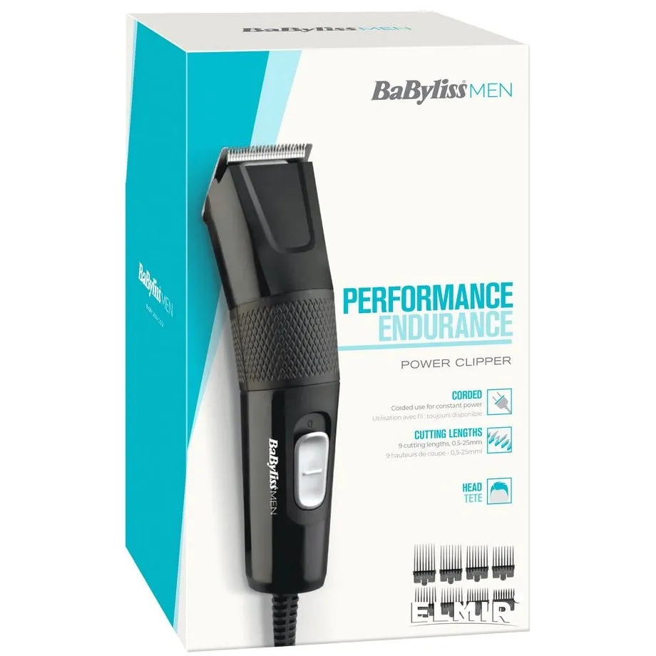Aparat de tuns BaByliss E756E, Negru