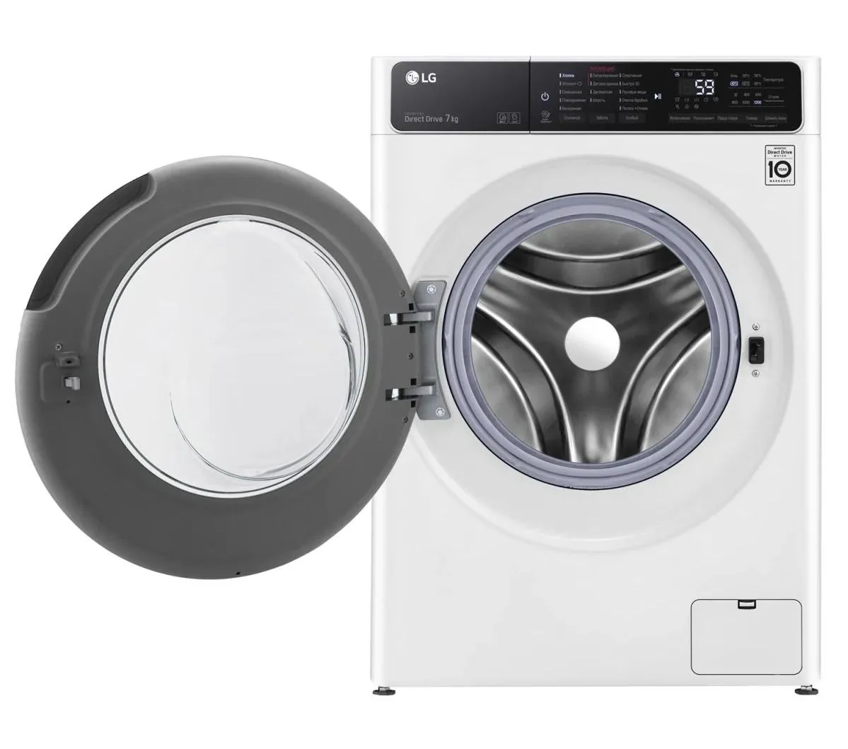 Mașină de spălat LG F2T3HS0W, 7kg, Alb