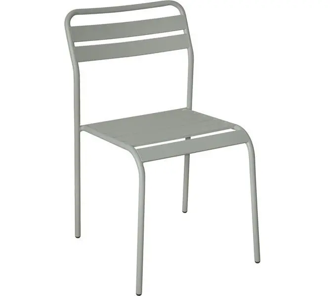 Scaun de metal Cadiz (gri deschis)