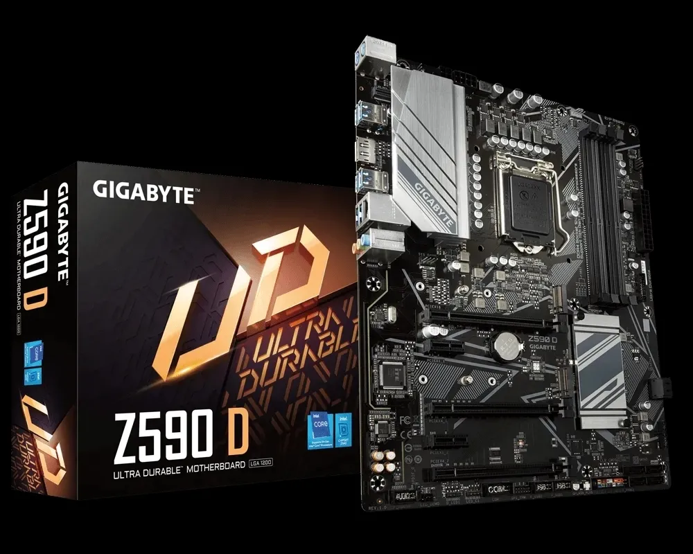 Placă de bază Gigabyte Z590 D, LGA1200, Intel Z590, ATX