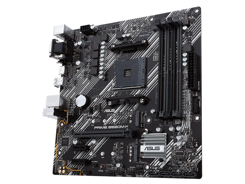 Placă de bază ASUS PRIME B550M-K, AM4, AMD B550, Micro-ATX