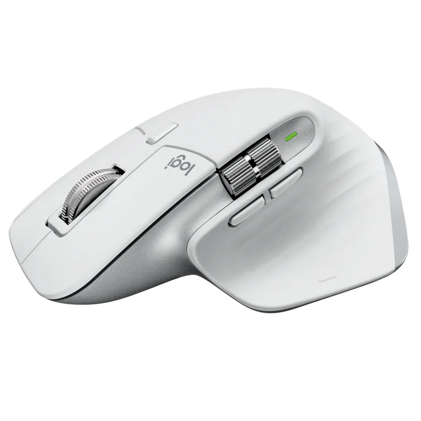 Mouse Wireless Logitech MX Master 3S, Gri deschis