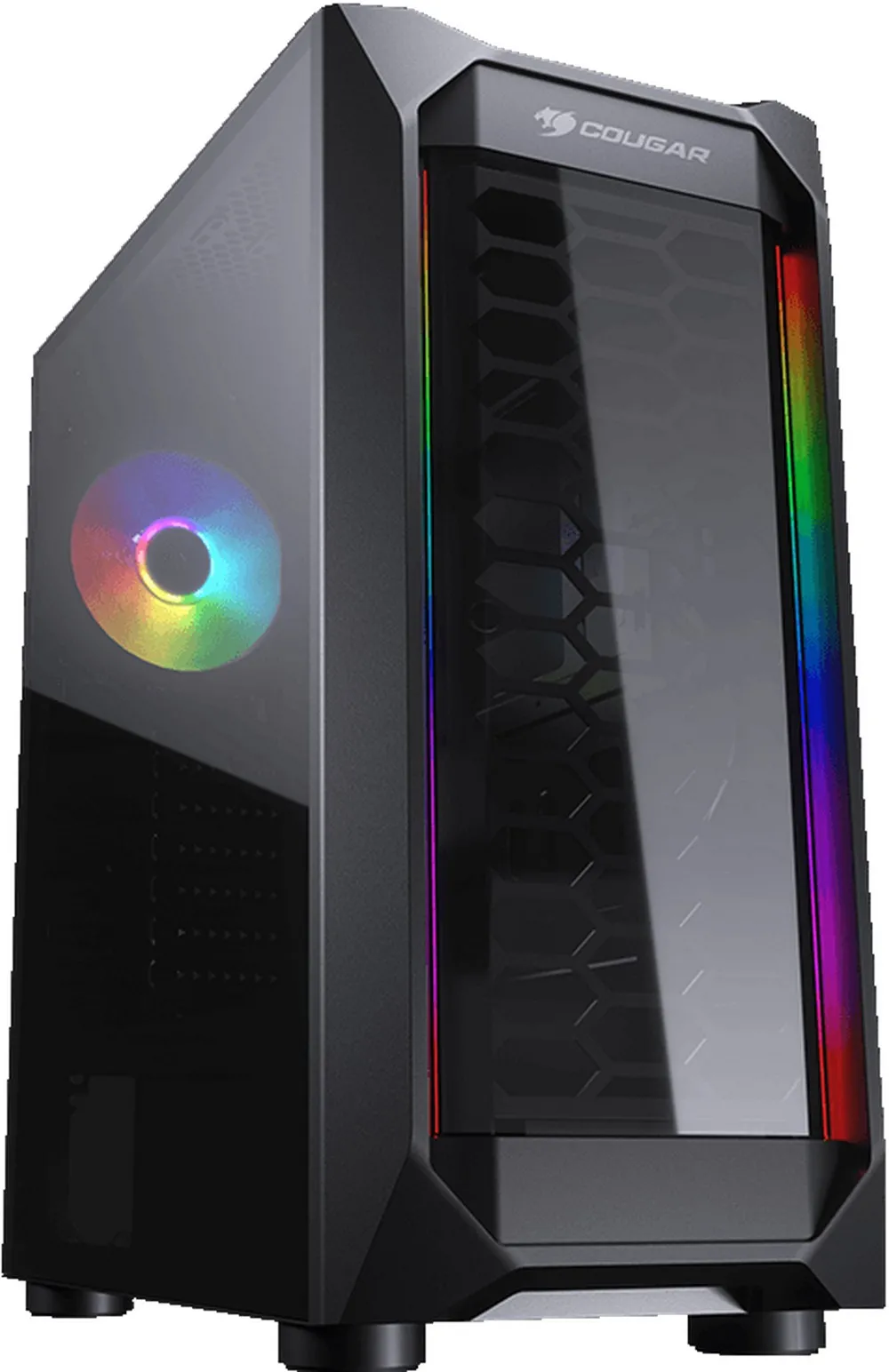 Carcasă PC Cougar MX410, Midi-Tower, ATX, Negru
