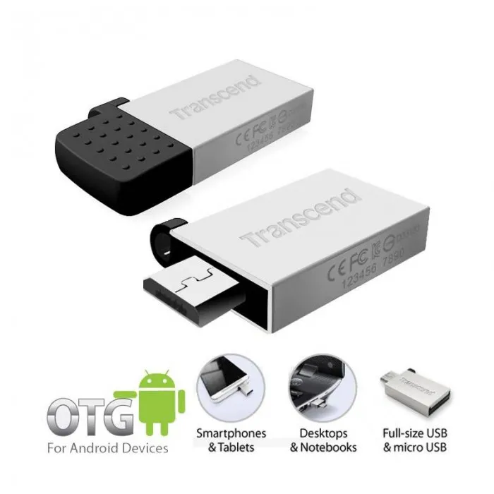 Memorie USB Transcend JetFlash 380, 64GB, Argintiu