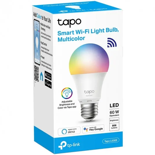 Bec inteligent TP-LINK Tapo L530E, E27, Multicolor